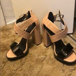 Strap heels